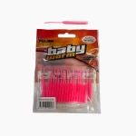Fujin Baby Worm 5.2cm Floating LRF Silikonu (18 adet) Pink Glow