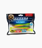 Lucky John Basara 3D Soft Swim 5" (12.7 cm) Firetiger Desenli Silikon Yem - 4 Adet