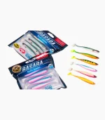 Lucky John Basara 3D Soft Swim 5" (12.7 cm) Firetiger Desenli Silikon Yem - 4 Adet - Görsel 2