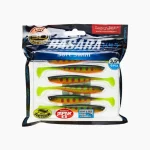 Lucky John Basara 3D Soft Swim 3.5" (8.9 cm) Silikon Yem - 6 Adet