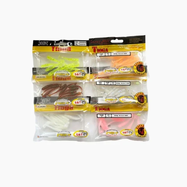 Lucky John Tioga 2 inç 5.08 cm 10 Adet Silikon Yem