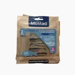 Mustad Mezashi Z‑Tail Minnow 2 INCH Silikon Yem – Togoro Renk (6 Adet)